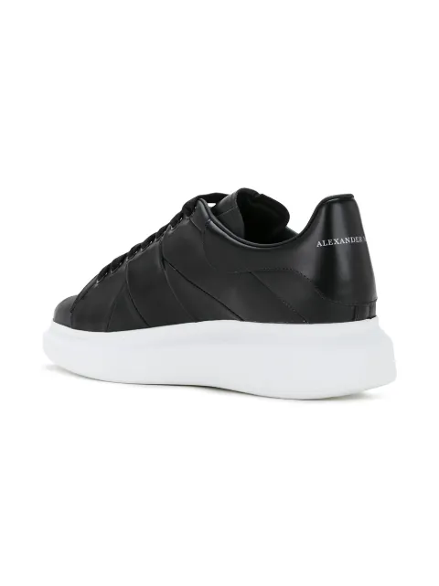 alexander mcqueen show leather trainers