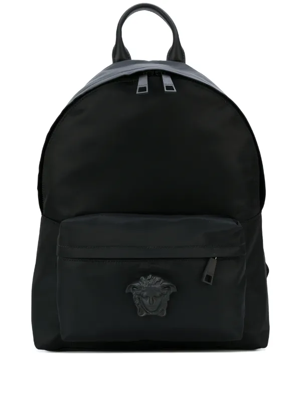 versace black backpack