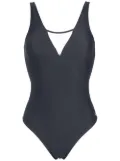 Brigitte panelled swimsuit - Black