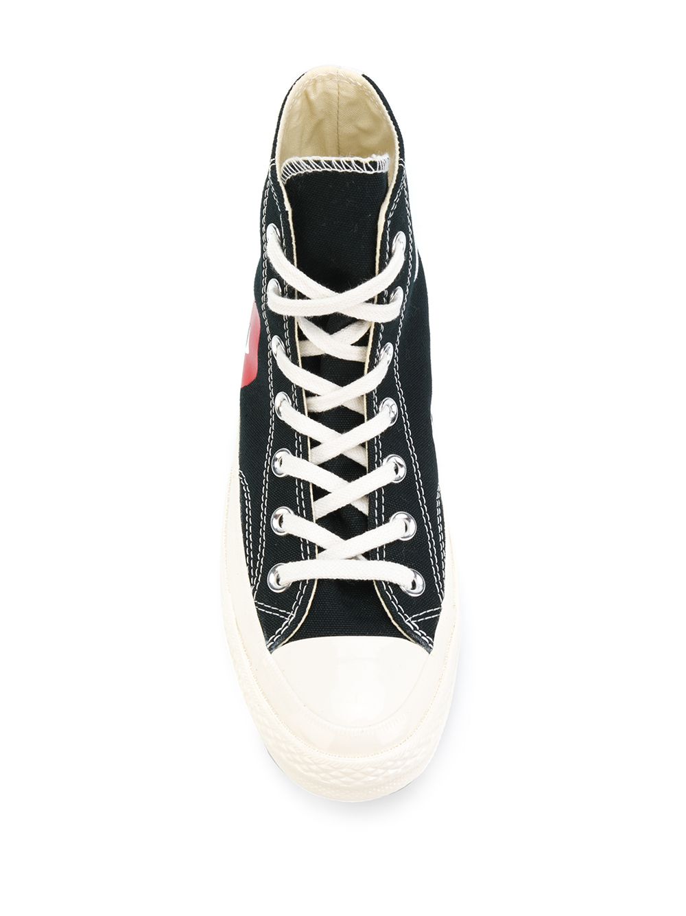 фото Comme des garçons play высокие кеды chuck taylor 70s all star