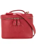 CHANEL Pre-Owned CC logo two-way cosmetic tote - Red