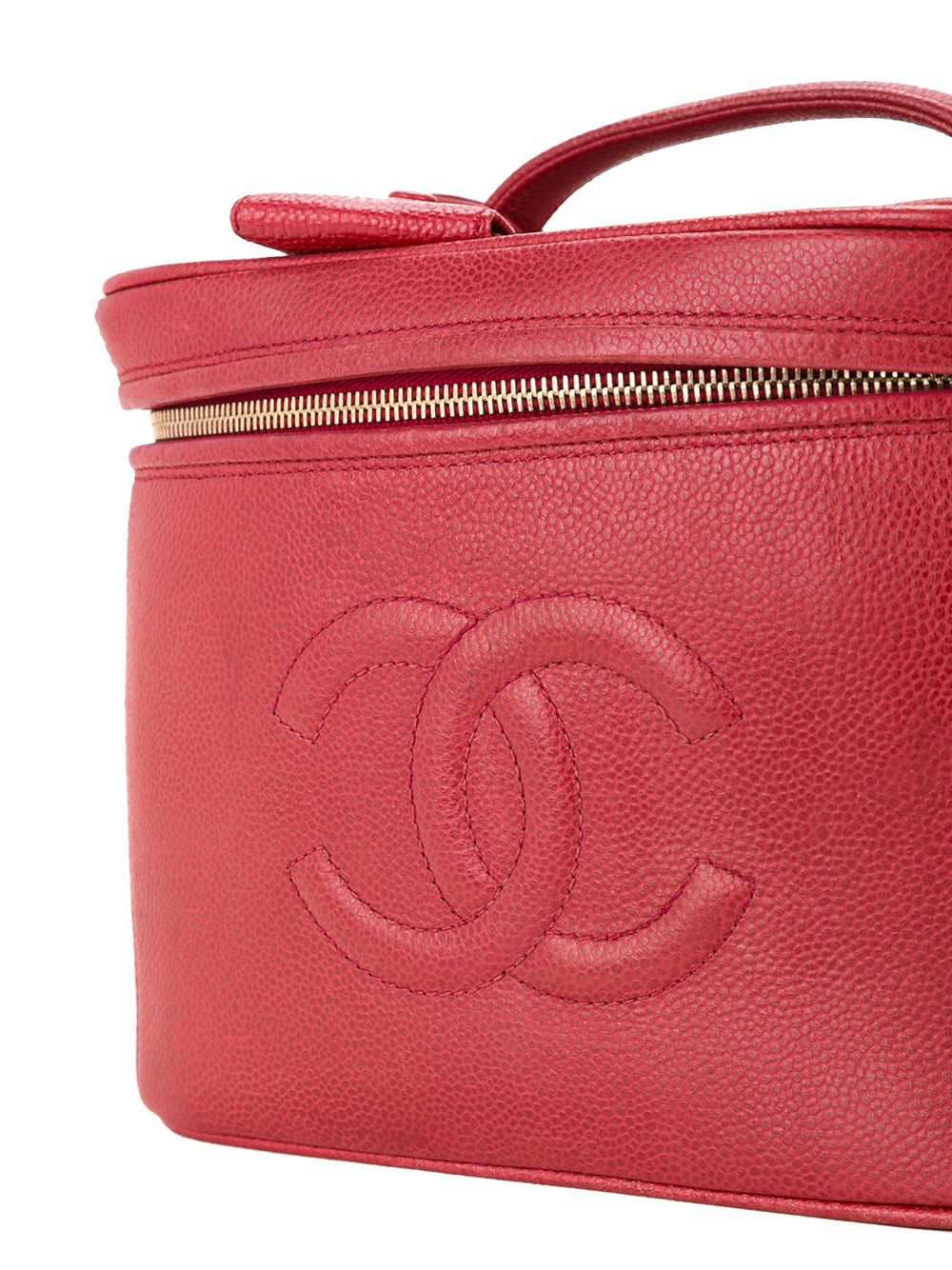 CHANEL CC logo two-way cosmetic tote Women