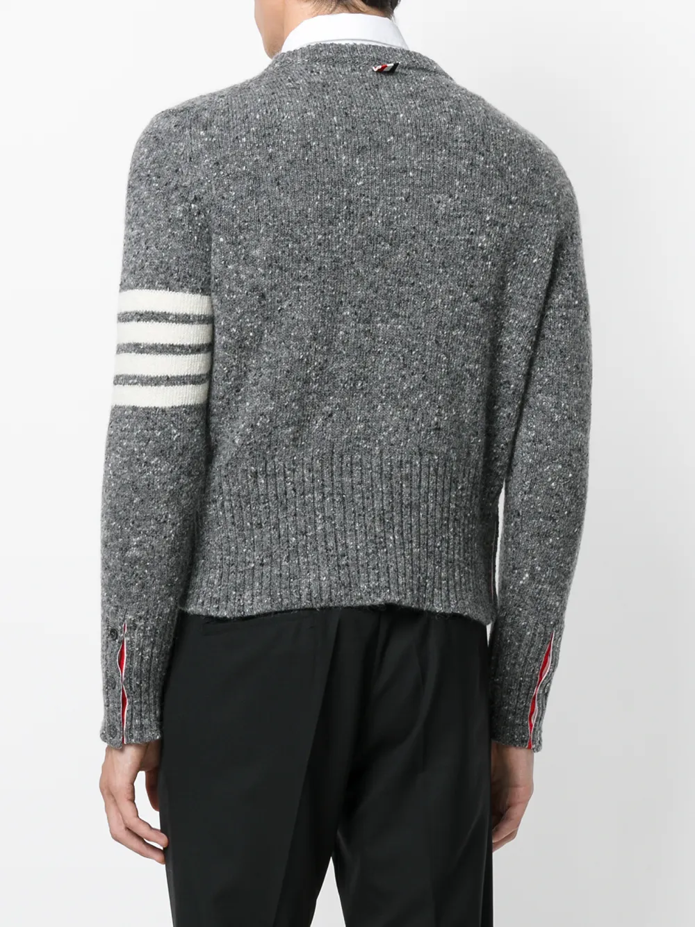 thom browne 条纹袖毛衣