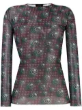 Jean Paul Gaultier Pre-Owned sheer printed top - Multicolour