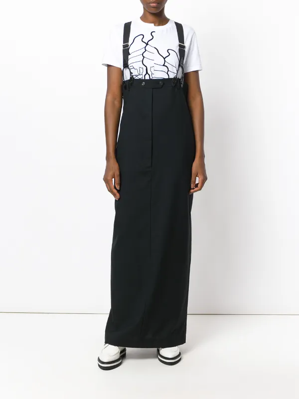 Jean Paul Gaultier Pre-Owned Long Skirt With Suspenders