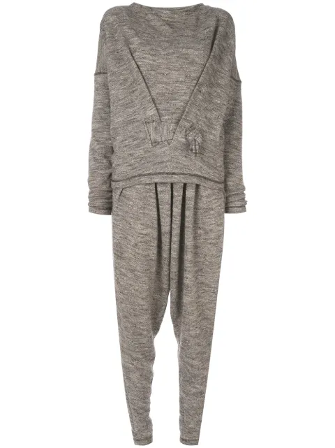 Issey Miyake Pre-Owned jumper and trouser set