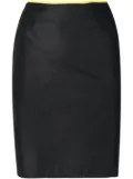 Helmut Lang Pre-Owned fitted mini skirt - Black