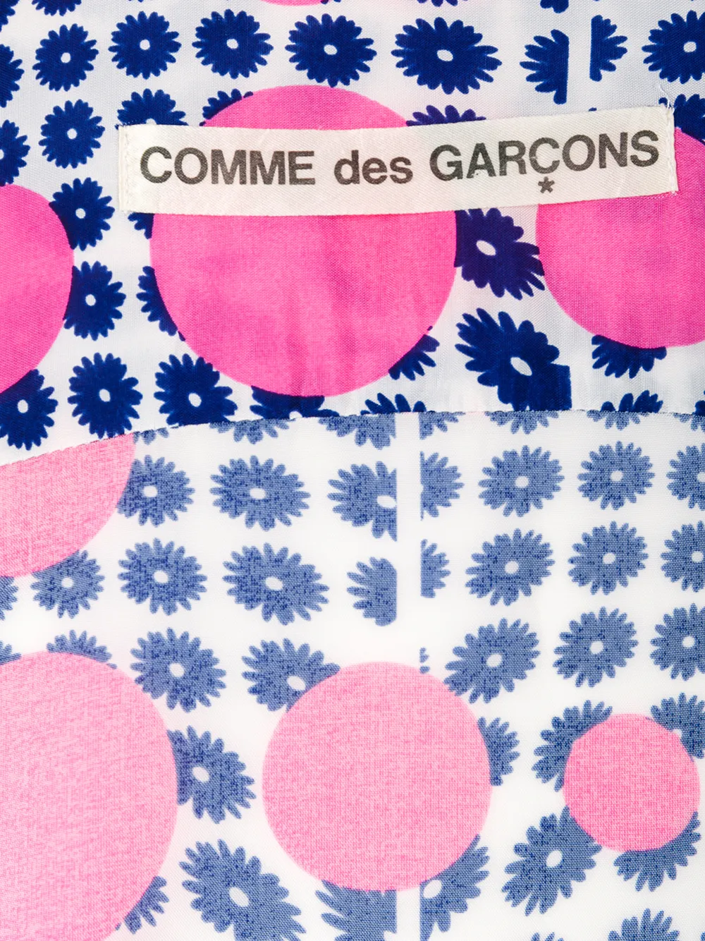 Comme Des Garcons flowers and dots print shirt Women