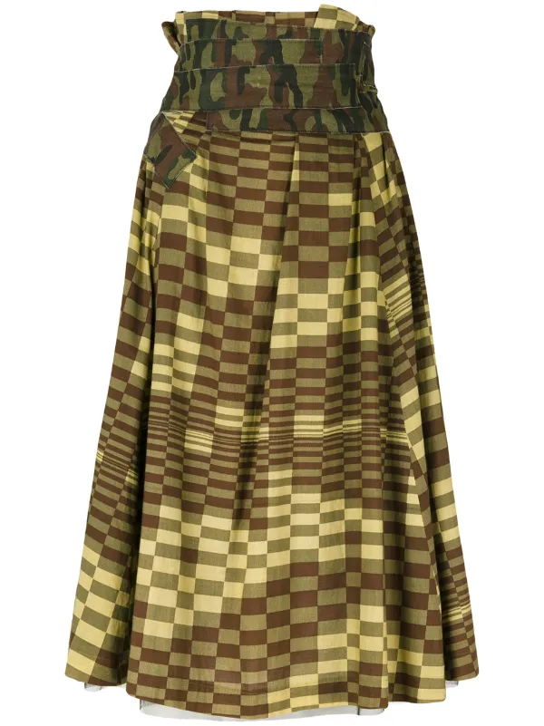 skirt longuette tartan