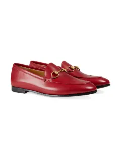 gucci red jordaan loafers