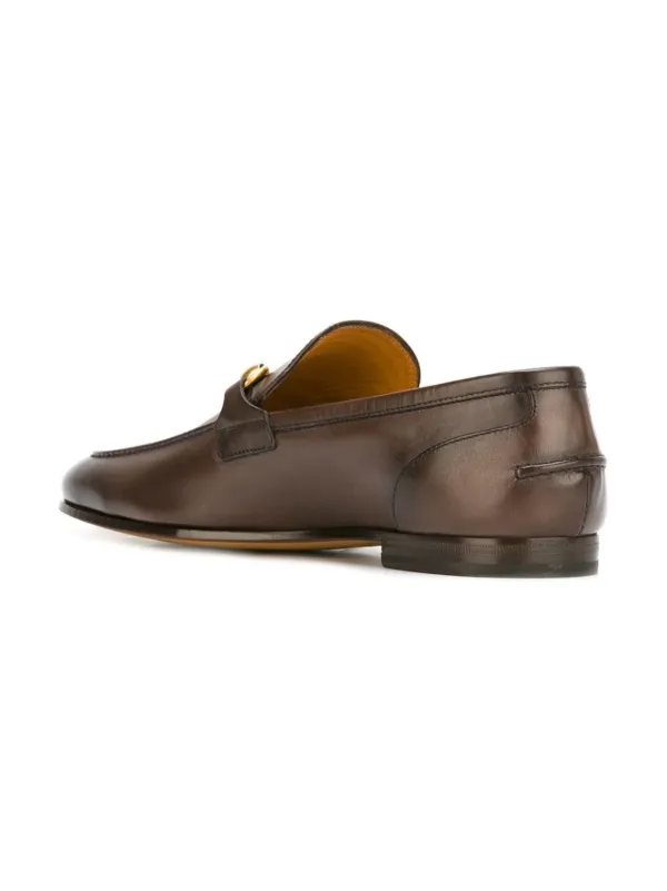 gucci brown loafers men's