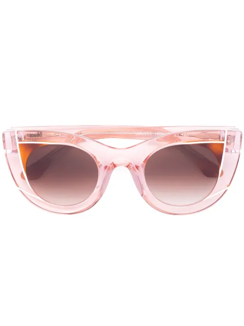 THIERRY LASRY CLEAR EFFECT CAT EYE SUNGLASSES