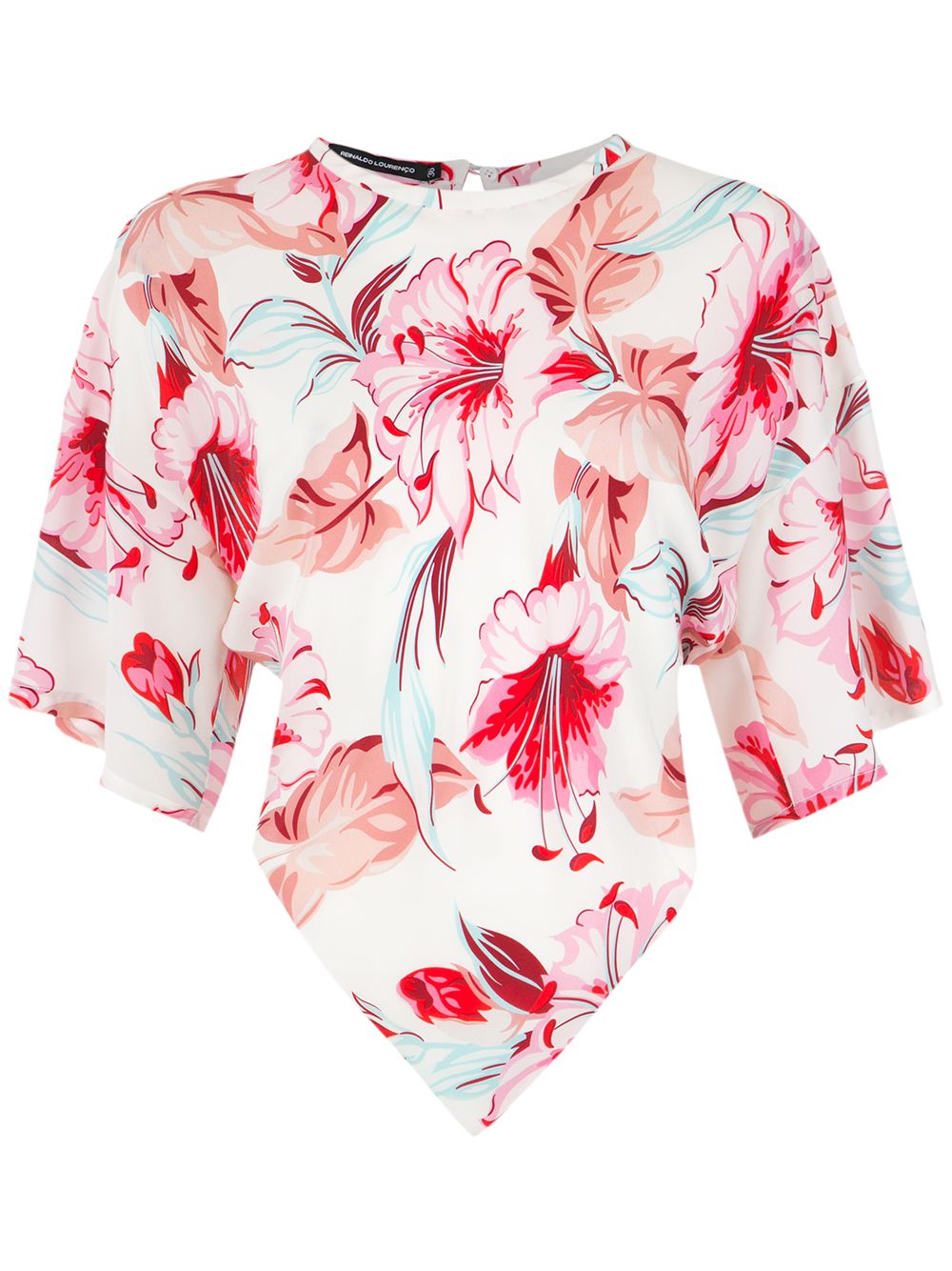 фото Reinaldo Lourenço printed silk blouse