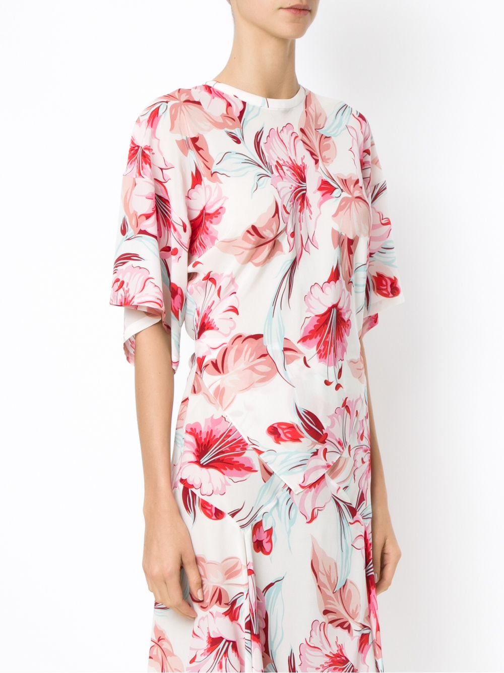 фото Reinaldo Lourenço printed silk blouse