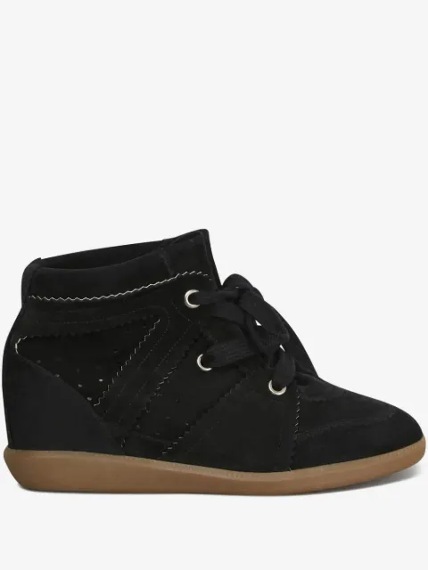 ISABEL MARANT 보비 스웨이드 웨지 스니커즈