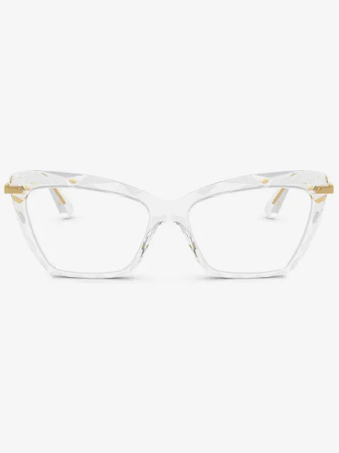 Dolce & Gabbana Eyewear Brille mit Cat-Eye-Gestell