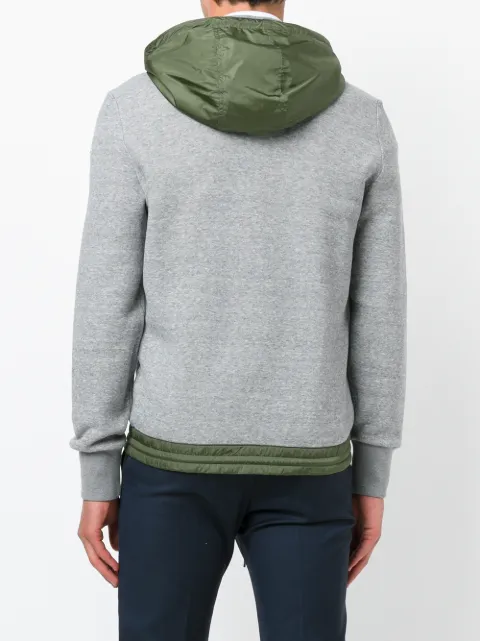 MONCLER detachable hooded hoodie