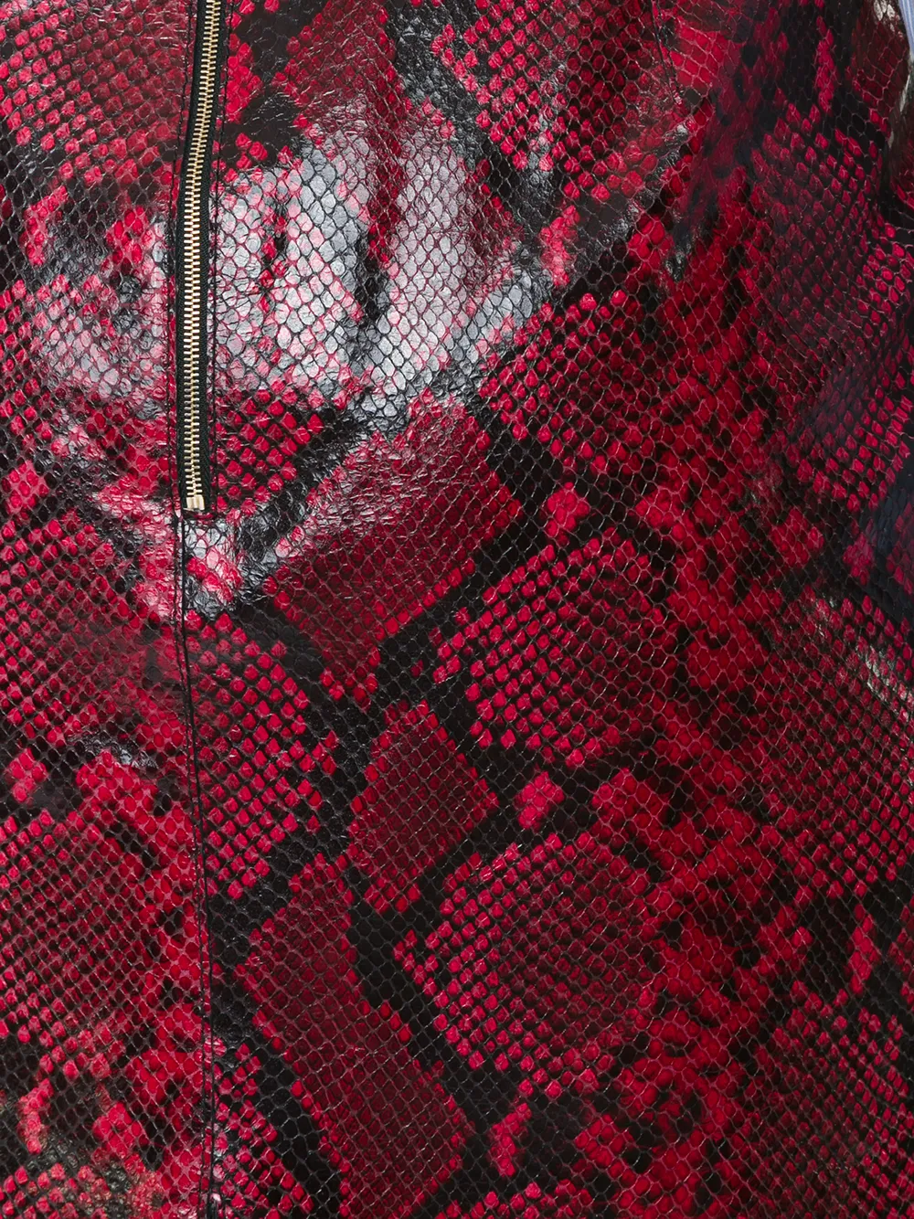 Rochas fitted skirt Rood