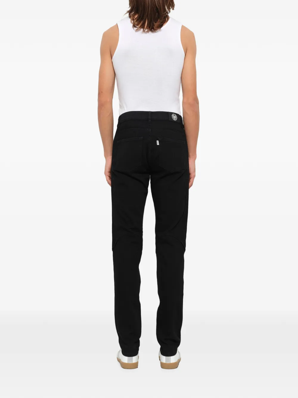 Kenzo slim-fit biker jeans Zwart