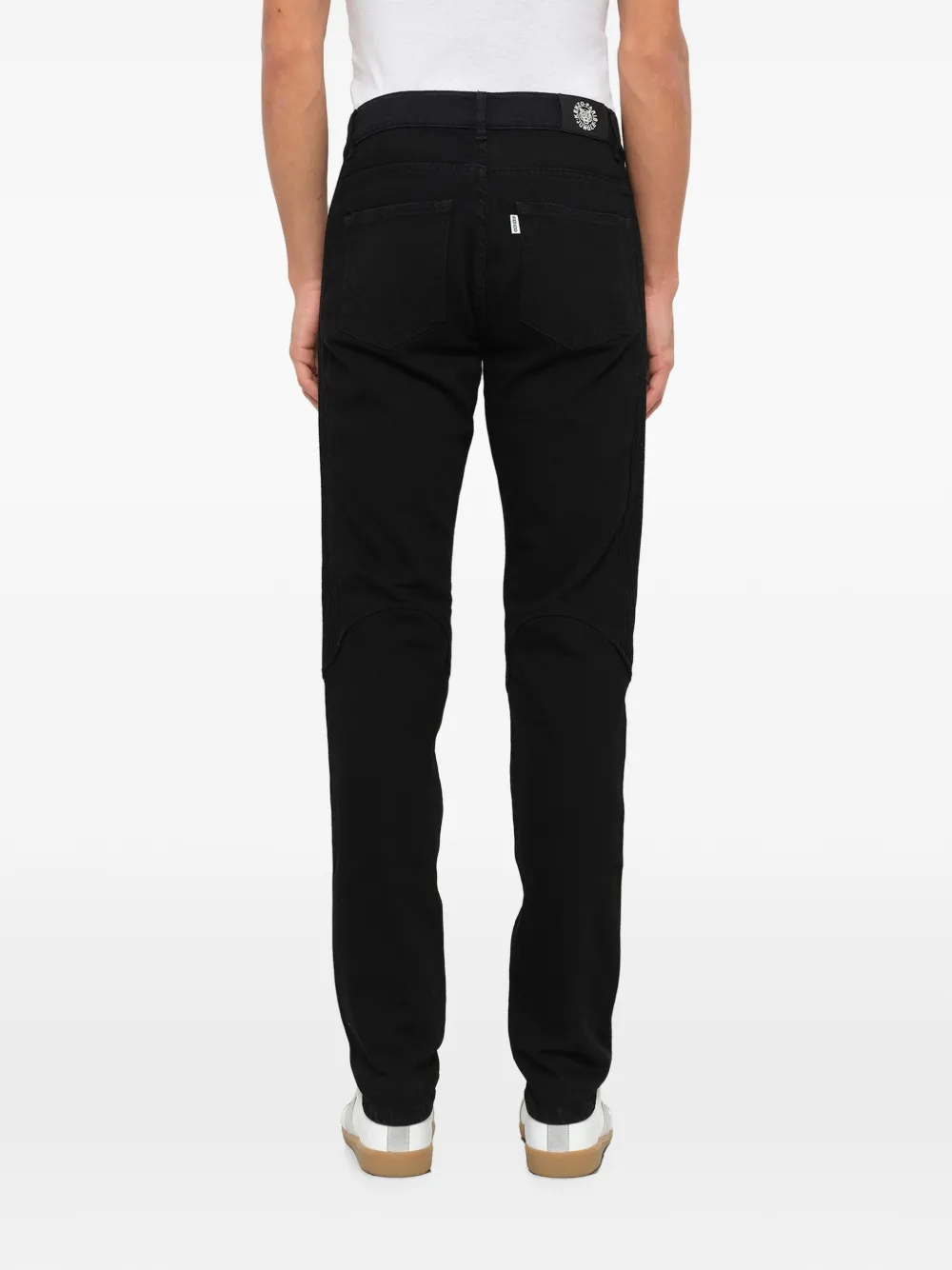 Kenzo slim-fit biker jeans Zwart