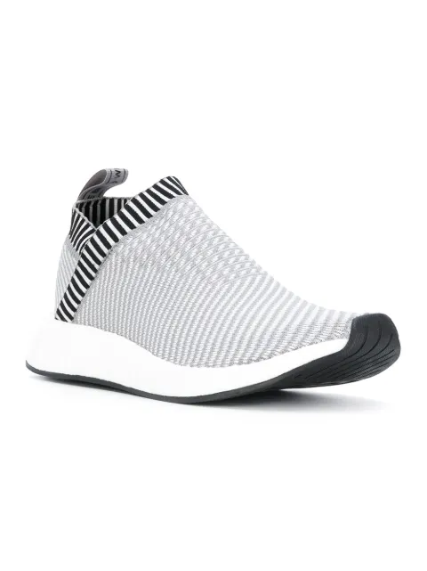 adidas originals originals grey nmd cs2 primeknit trainers in solid grey white modesens adidas originals originals grey nmd cs2 primeknit trainers in solid grey white modesens