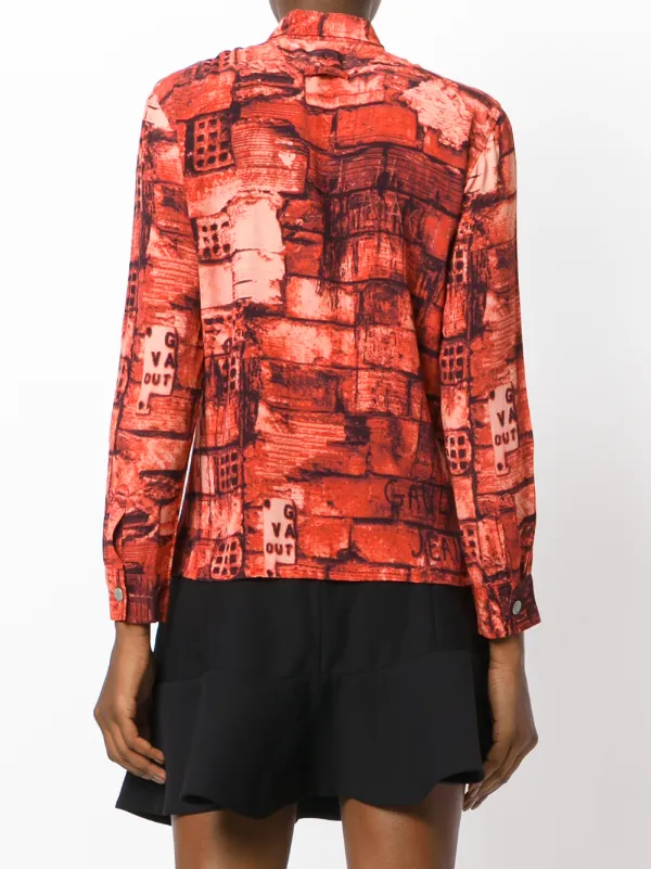 Jean Paul Gaultier レッド長袖シャツ 40 Jean Paul Gaultier レッド長袖シャツ 40 トップス