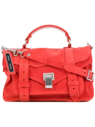 Designers Proenza Schouler Red Ps1 Tiny Satchel For Women Sale Designers Proenza Schouler Red Ps1 Tiny Satchel For Women Sale