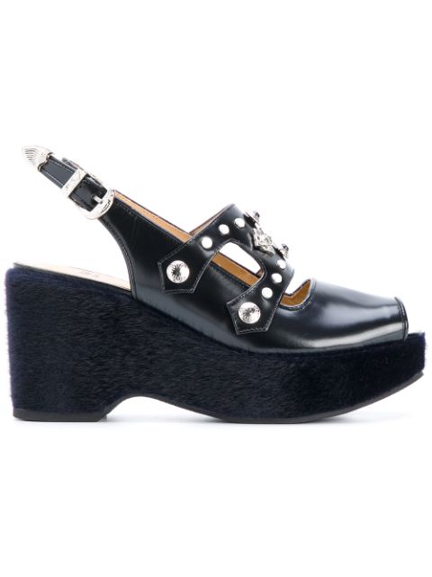 TOGA Platform Studded Sandals | ModeSens