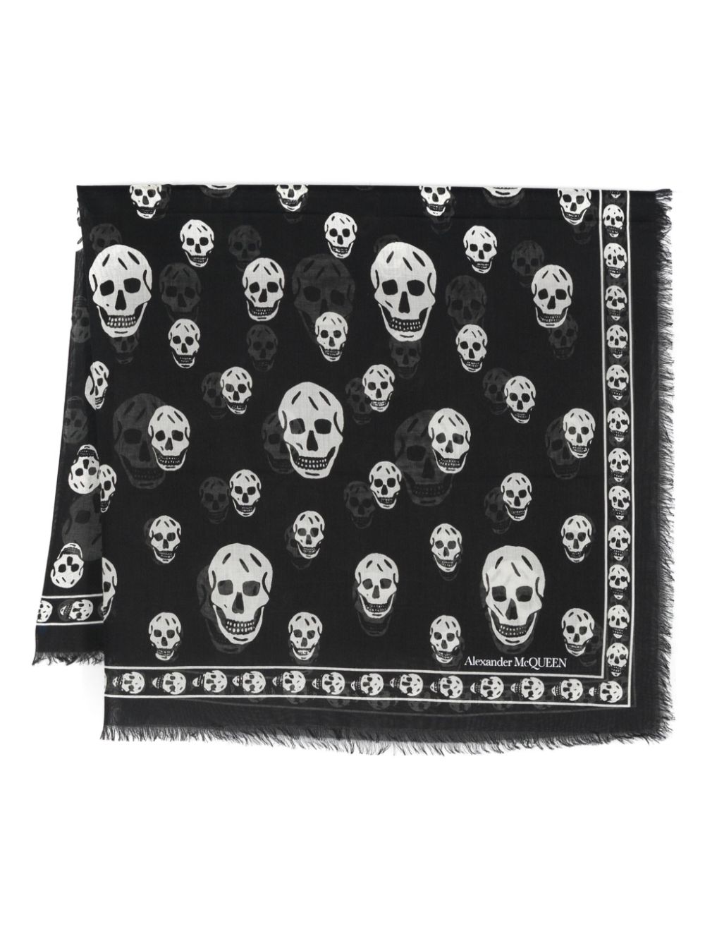 Alexander McQueen Classic Skull scarf Women