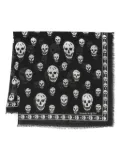Alexander McQueen Classic Skull scarf - Black