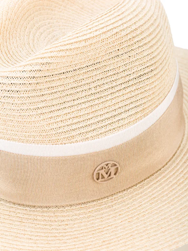 Maison Michel Henrietta Fedora Hat | Neutrals | FARFETCH