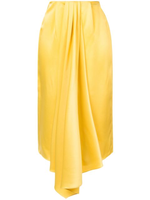 TOME DRAPED PLEATED SKIRT | ModeSens