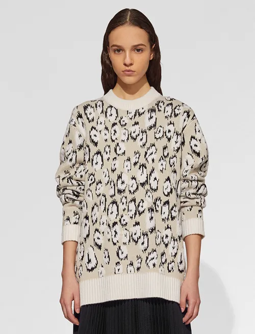 Graphic Jacquard Sweater