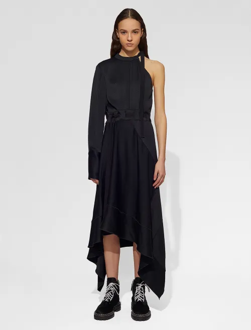 Asymmetrical One Sleeve Dress