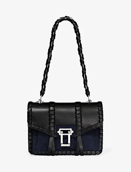 Hava Whipstitch Chain Shoulder Bag