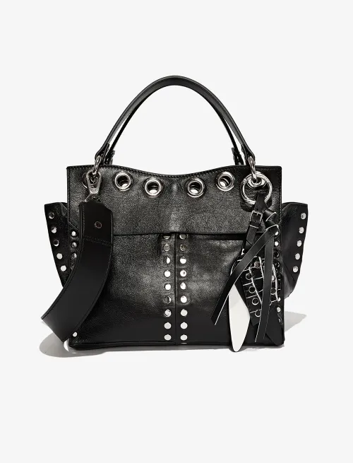 Studded Curl Handbag
