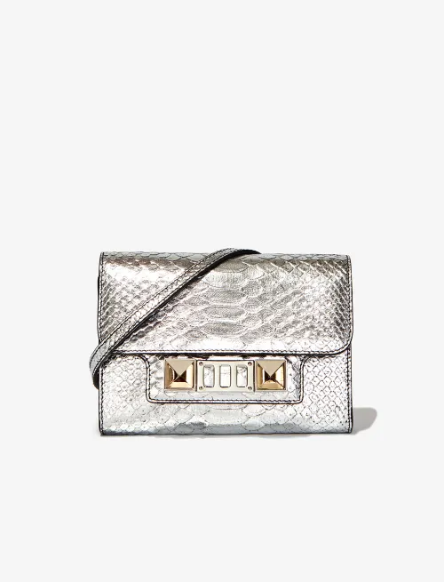 Embossed Python PS11 Wallet with Strap