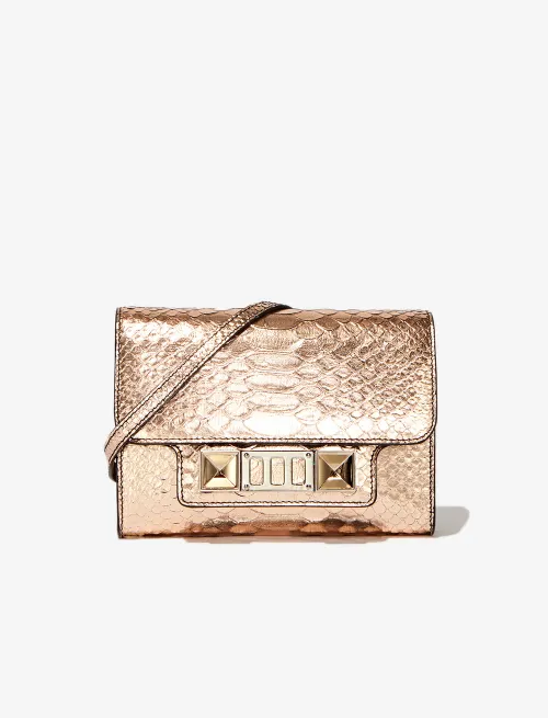 Embossed Python PS11 Wallet with Strap