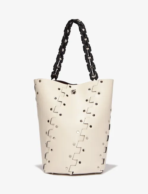 Medium Studded Hex Bucket Bag