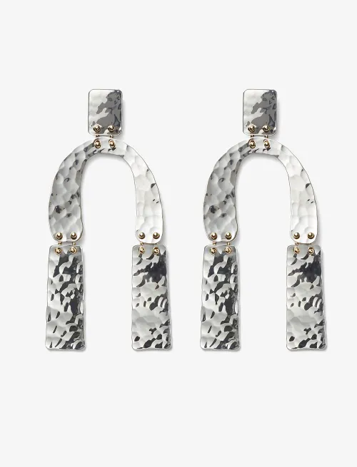 Medium Hammered Earrings