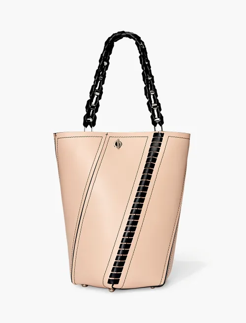 Medium Hex Bucket Bag