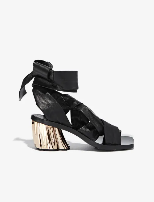Leather Wrap Sandal