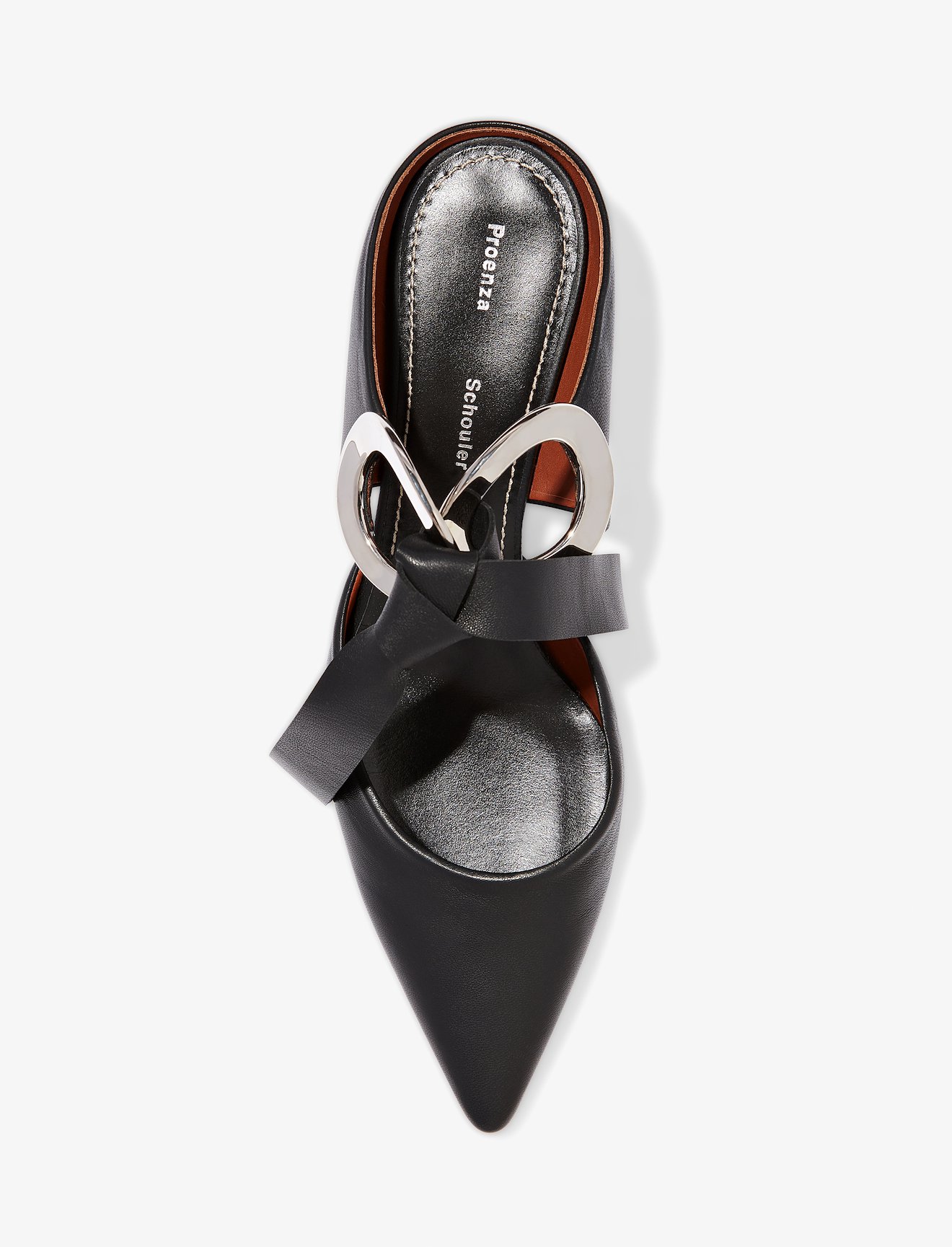 Grommet Block Heel Mules #3
