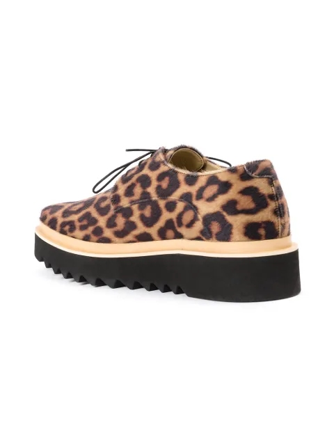 leopard print platform shoes