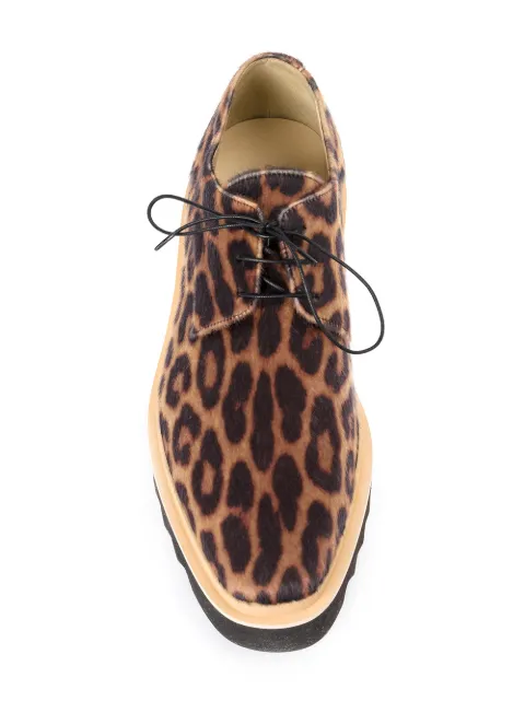 leopard print platform shoes