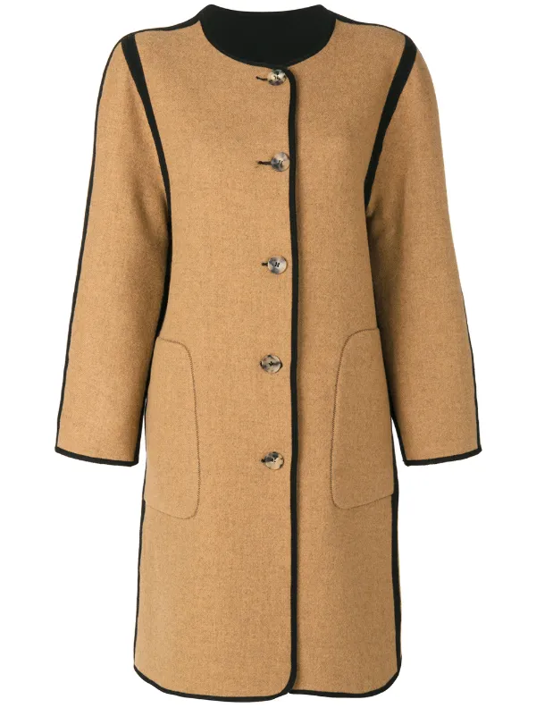 Reversible Collarless Coat Reversible Collarless Coat