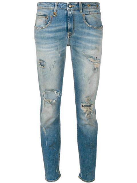 R13 Distressed Denim Jeans | ModeSens
