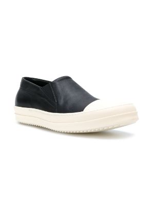 Rick Owens Slip-On Leather Sneakers 