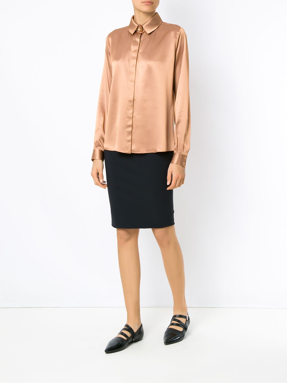 фото Gloria Coelho silk classic shirt