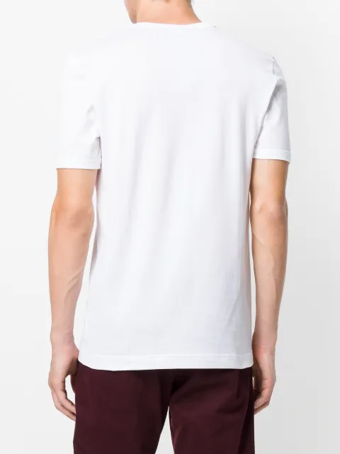 dolce and gabbana black v neck t shirt